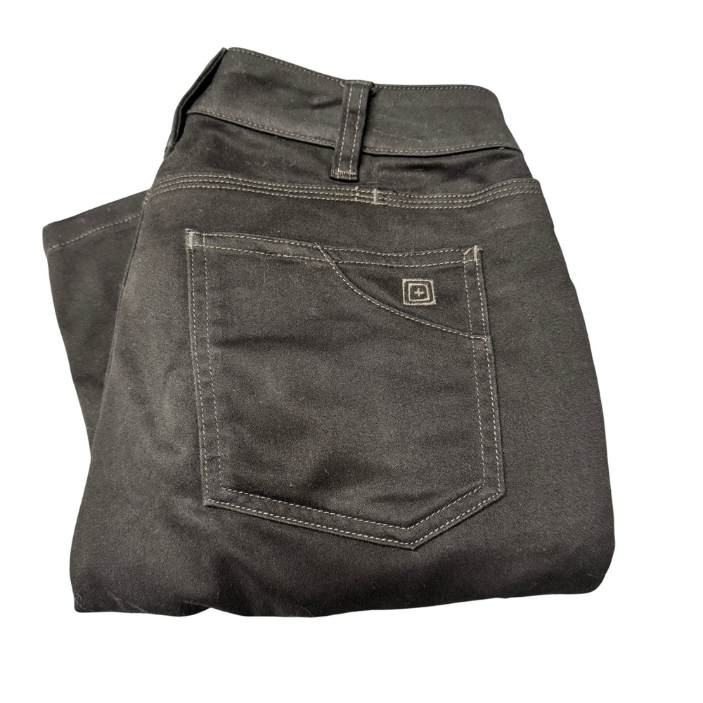 5.11 Tactical Pants Womens 4 (29x28) Wyldcat Black Cargo Moto Ankle Zip Utility